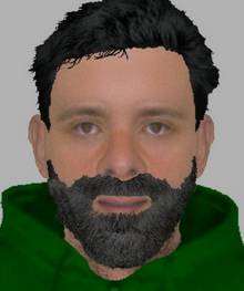 Efit of a man being hunted after a girl was flashed in Staplehurst