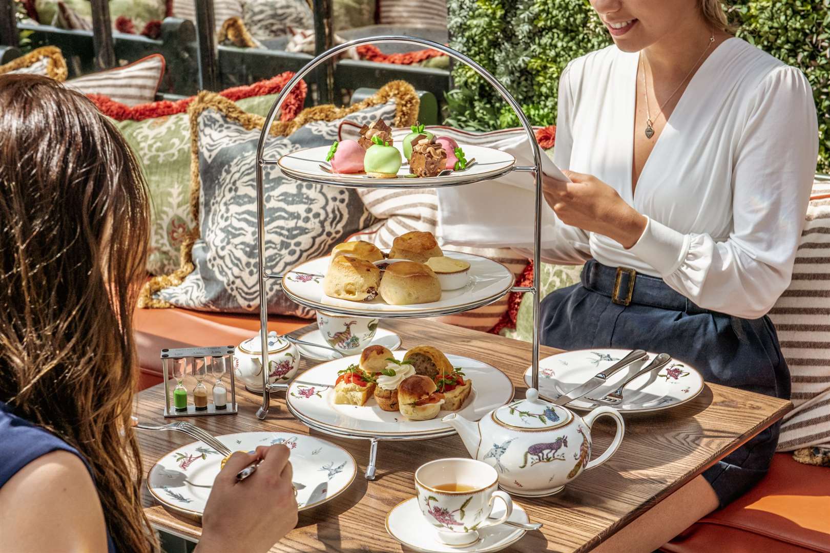 Treat yourself and your family to a tasty afternoon tea. Picture: Port Lympne Reserve