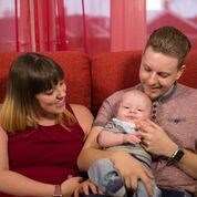 Caption: Kirsty, Ben, and Harry Bell: Courtesy Channel 5: 29.6.17