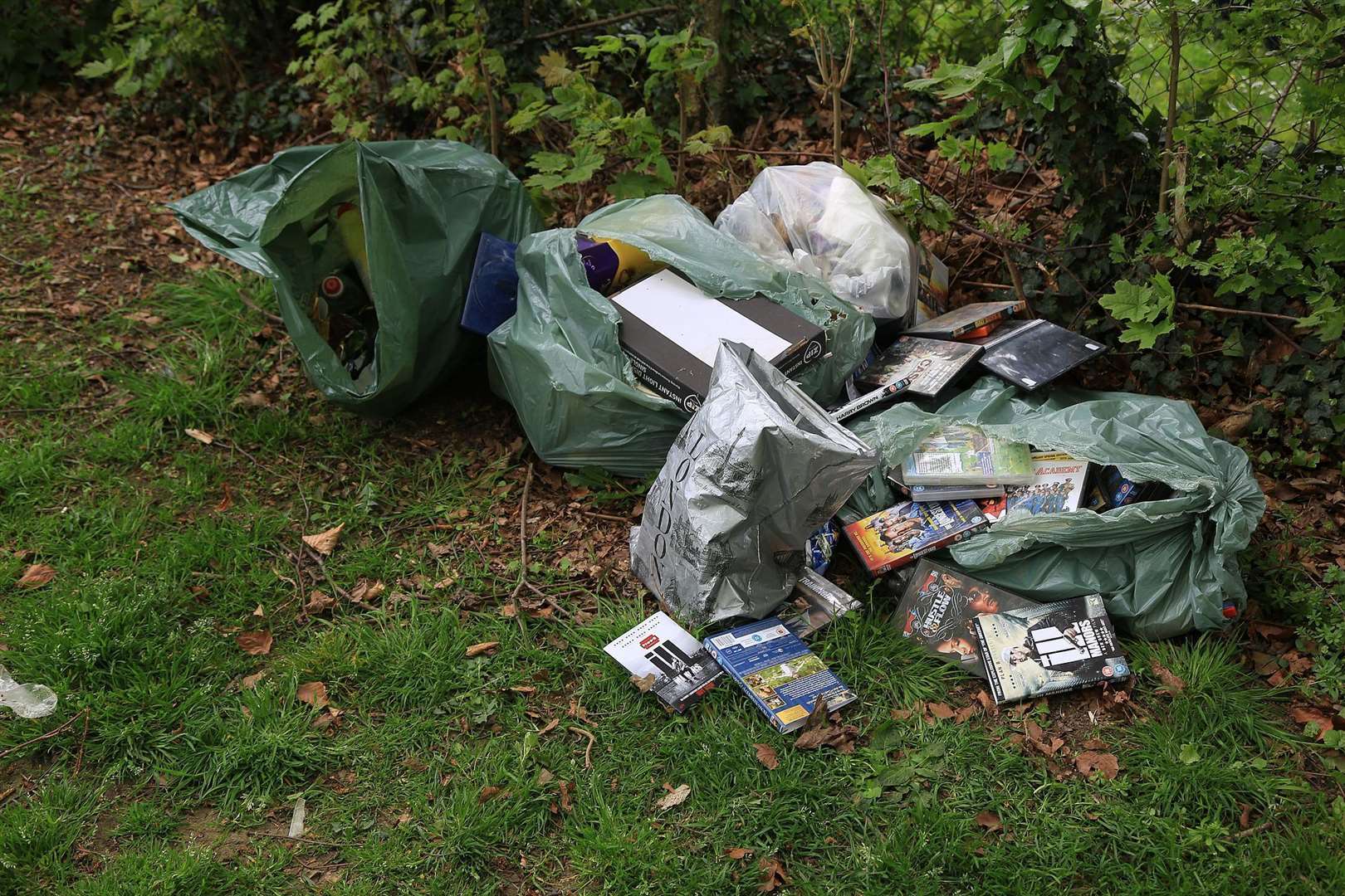Rubbish left by travellers at Gatland Lane recreation ground