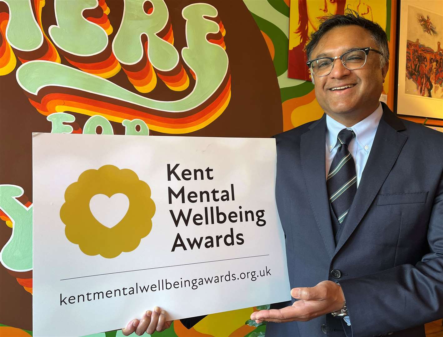Director of Public Health at KCC Anjan Ghosh is encouraging people to enter the Kent Mental Wellbeing Awards