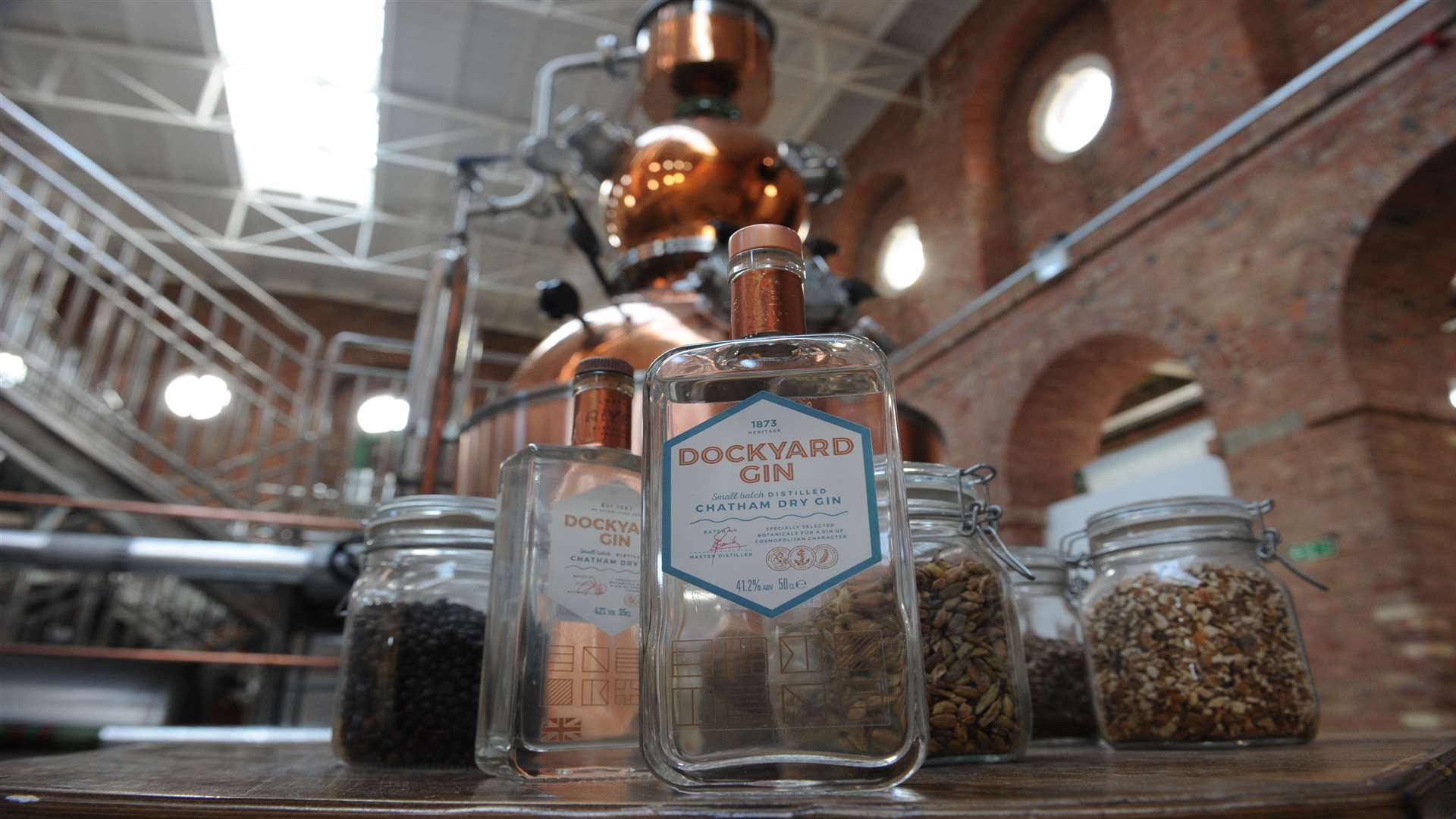 The Copper Rivet Distillery at Chatham Maritime