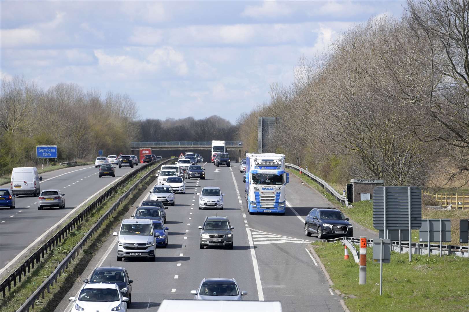 The M2 closure will lift on Monday morning