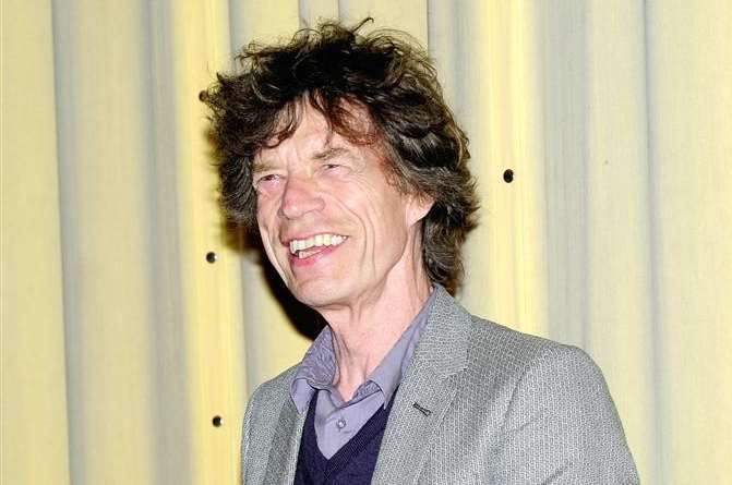 Mick Jagger visits the Dartford centre named after him in 2010