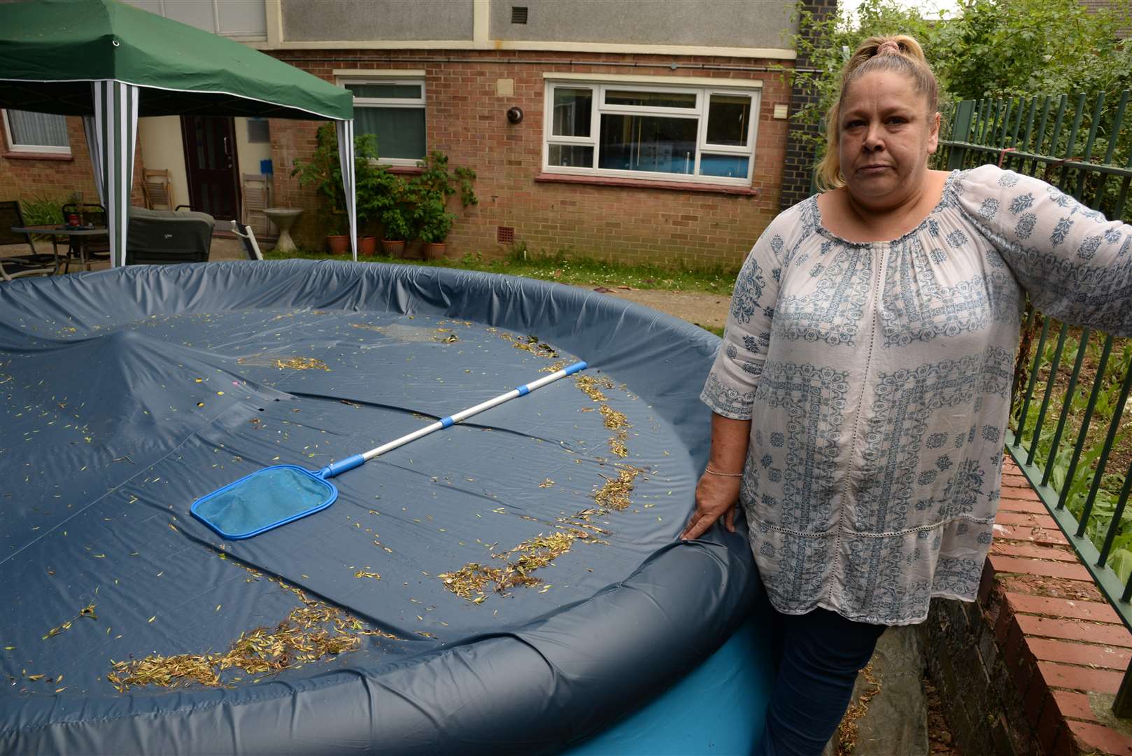 mhs Homes told Marian Young a burglar could down in the pool