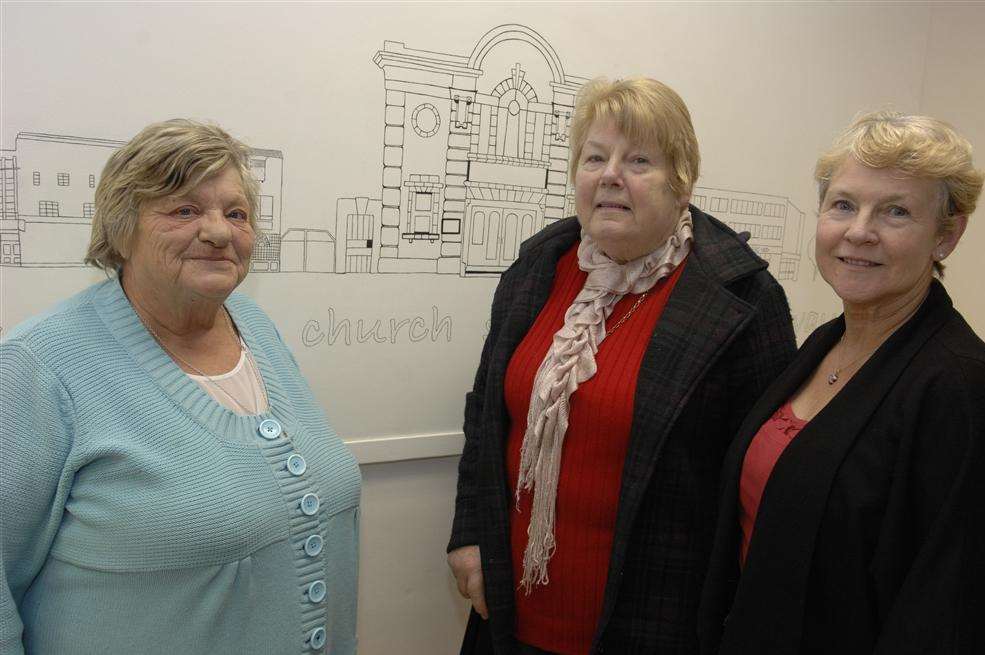 Carol Wraight, Betty Boswell and Marie Piper who run the Crisis at Christmas appeal for Sheppey