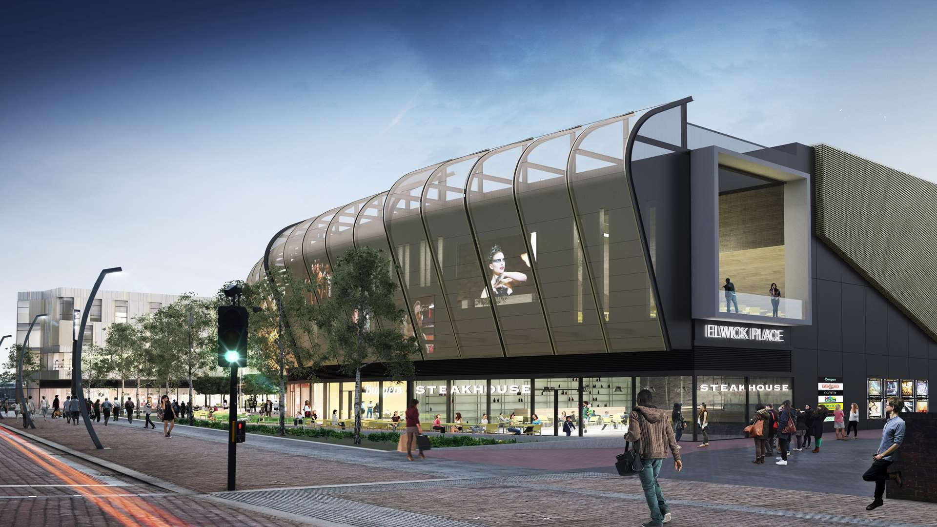 An artist's impression of the proposed cinema.