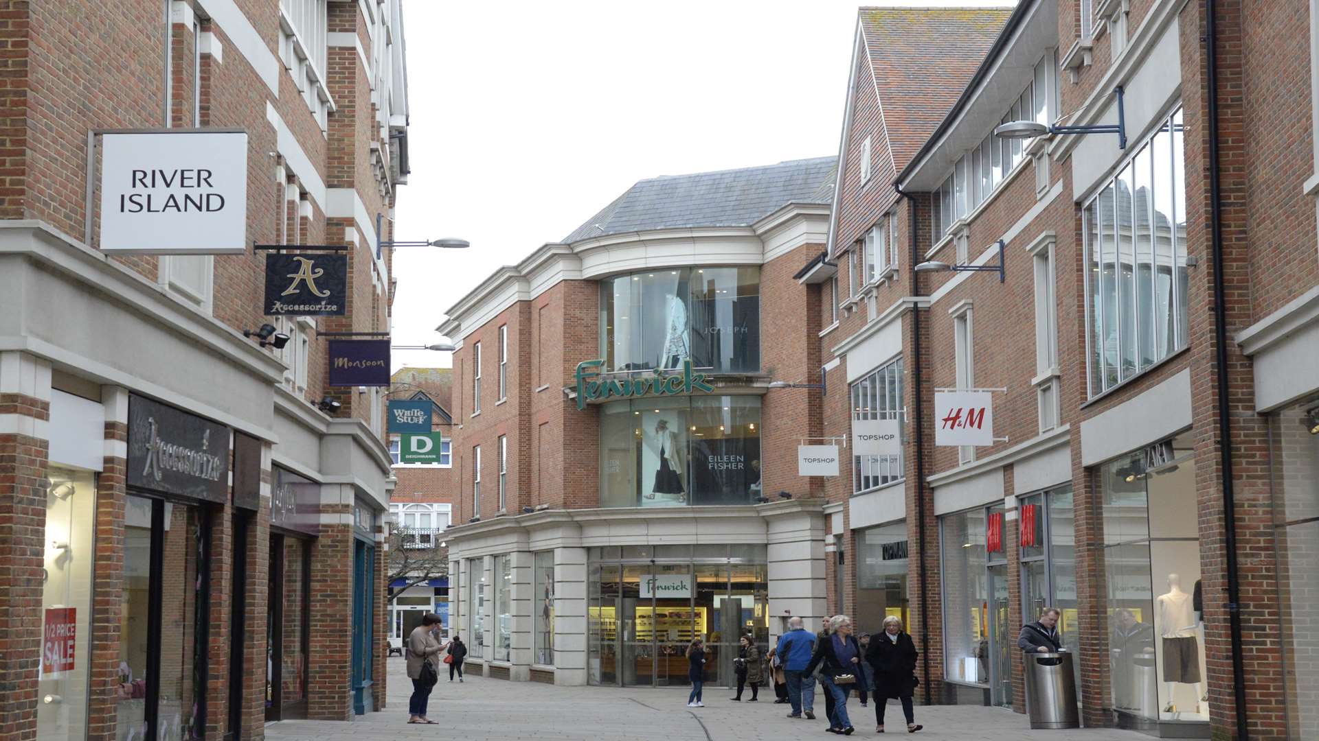 The Whitefriars shopping centre in Canterbury.