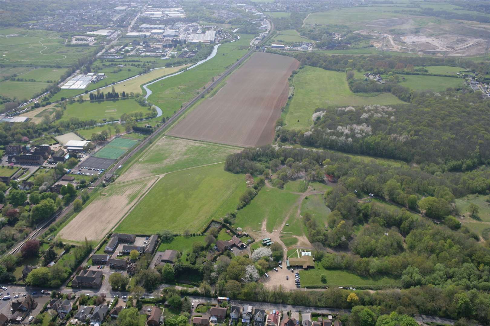 The site in Sturry, near Canterbury, is earmarked for hundreds of homes
