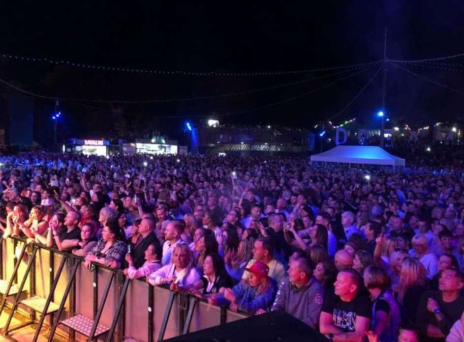 There were 5,000 people at the UB40 concert at Dreamland Pic: UB40 Facebook