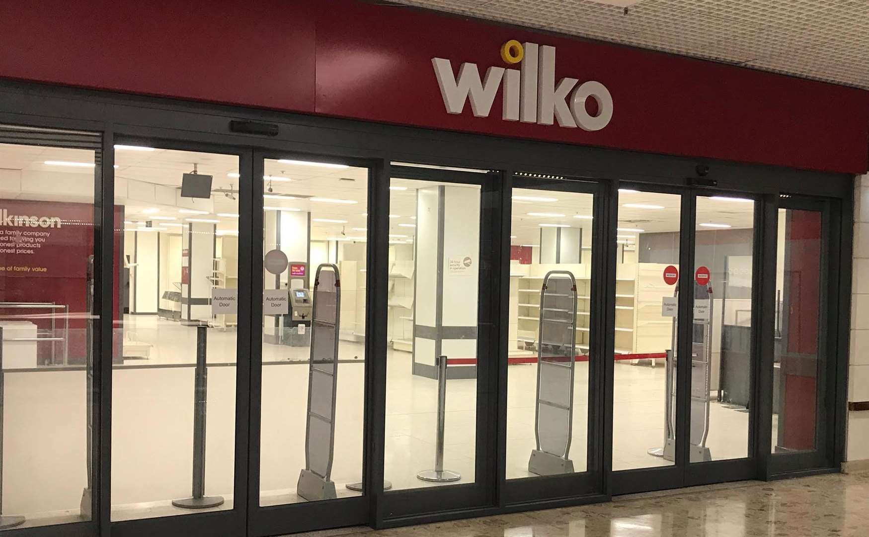 The recently closed Wilko store on the first floor of the Pentagon which is expected to be converted into a healthy living centre