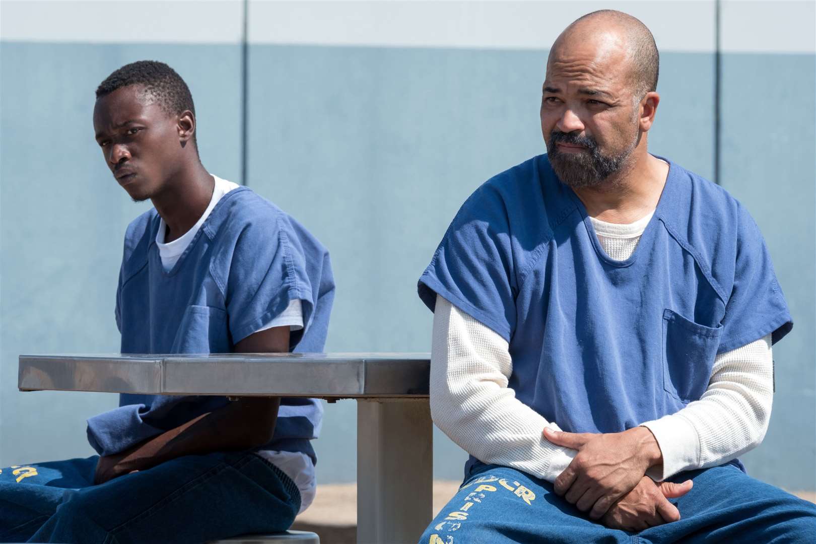 All Day And A Night. Pictured: Ashton Sanders as Jahkor and Jeffrey Wright as JD Picture: PA Photo/Netflix/Matt Kennedy