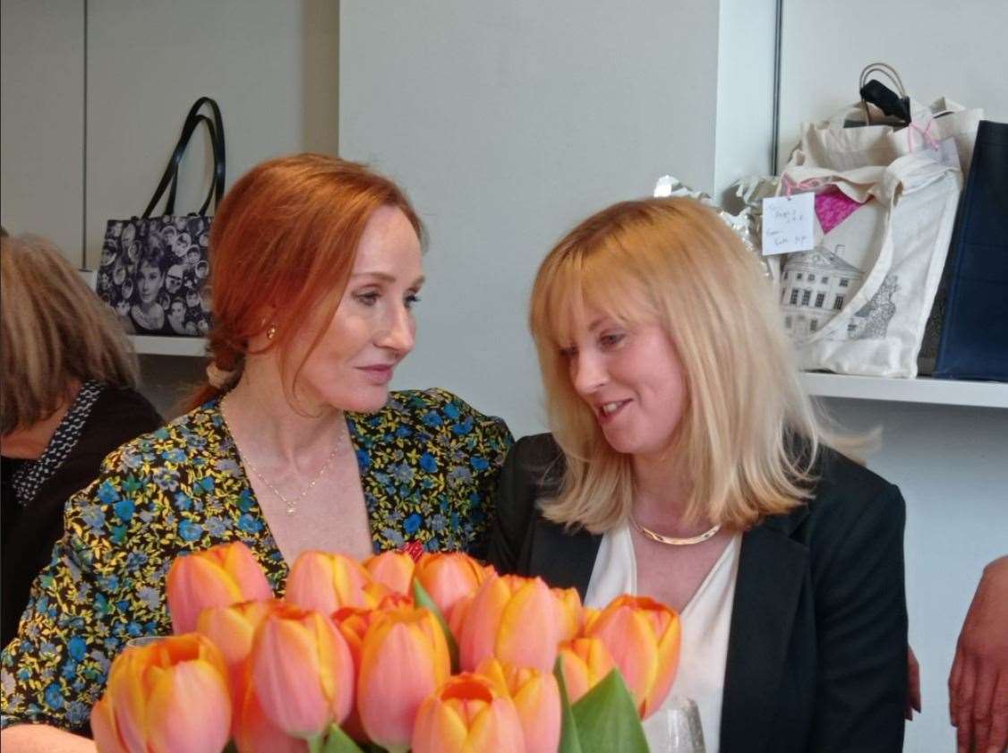 Harry Potter author JK Rowling has met Canterbury MP Rosie Duffield. Picture: Twitter/@jk_rowling