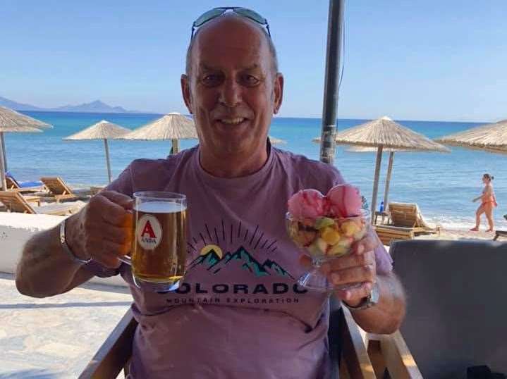 Jim Green had only just returned from a seven-week holiday on Kos, his ‘happy place’, when he died suddenly at his home