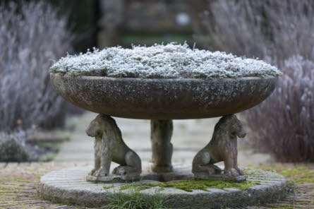 A wintry scene at Sissinghurst Picture: National Trust
