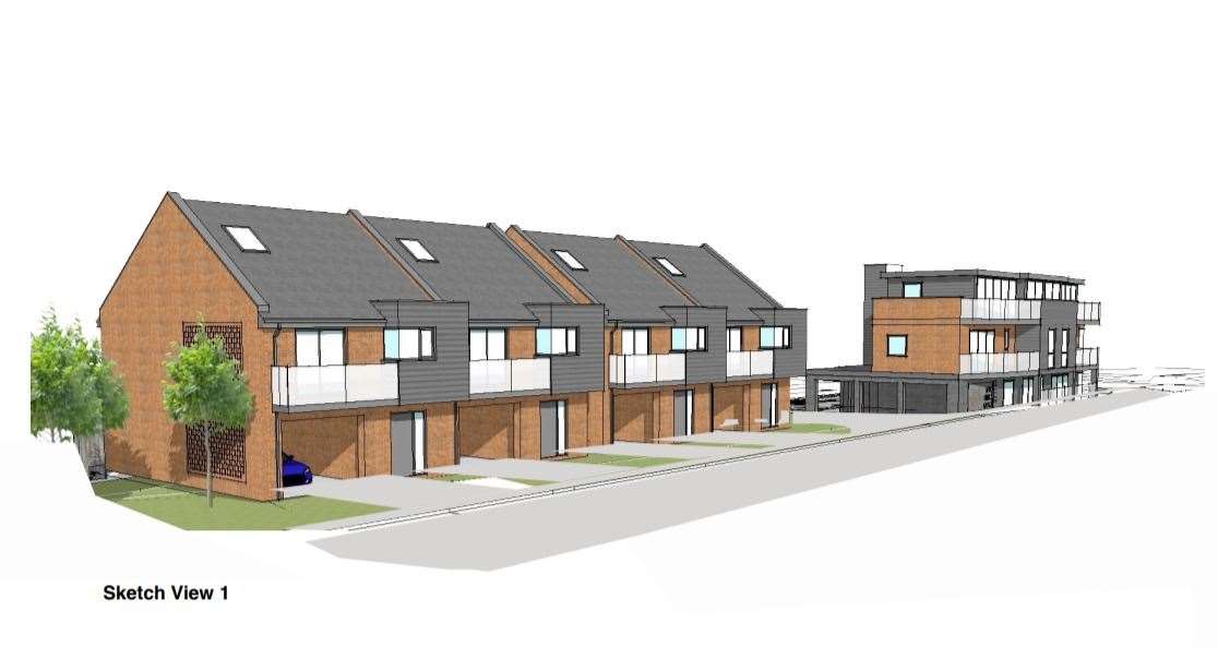 An image of how the scheme could look. Picture: Kentish Projects Ltd/Hudson and Madigan