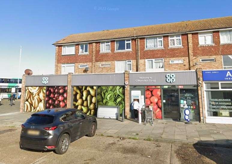 The Co-op in Margate was broken into in the early hours of Tuesday. Picture: Google