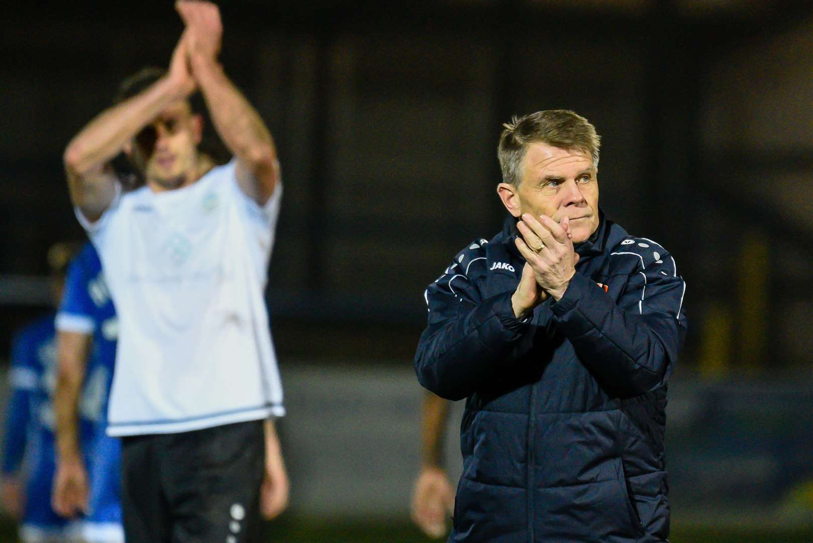 Dover Manager Andy Hessenthaler admitted last week he didn't know what money the club has left. Picture: Alan Langley