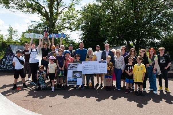A total of £250,000 was raised to build the new skate park in Swanley on site of St Mary's Recreation Ground. Photo: Kieran Judd Photography