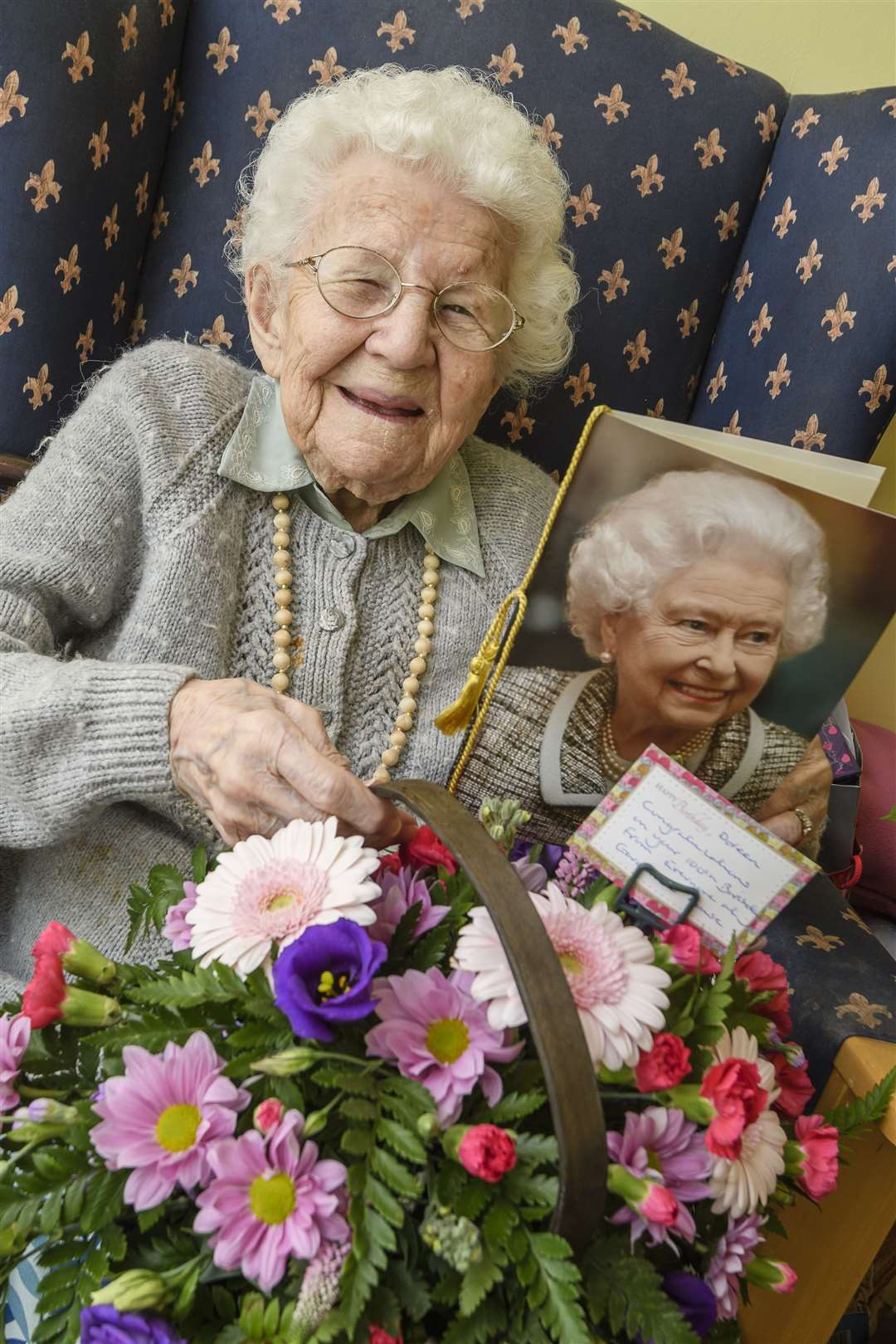 Doreen Halliday, of Gardenia House, Pilgrims Court, Dartford, is 100 years old