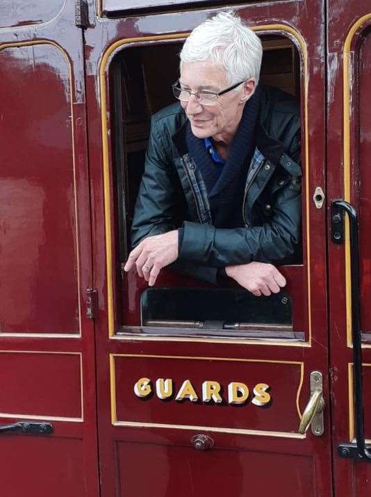 Paul O'Grady in Tenterden last month