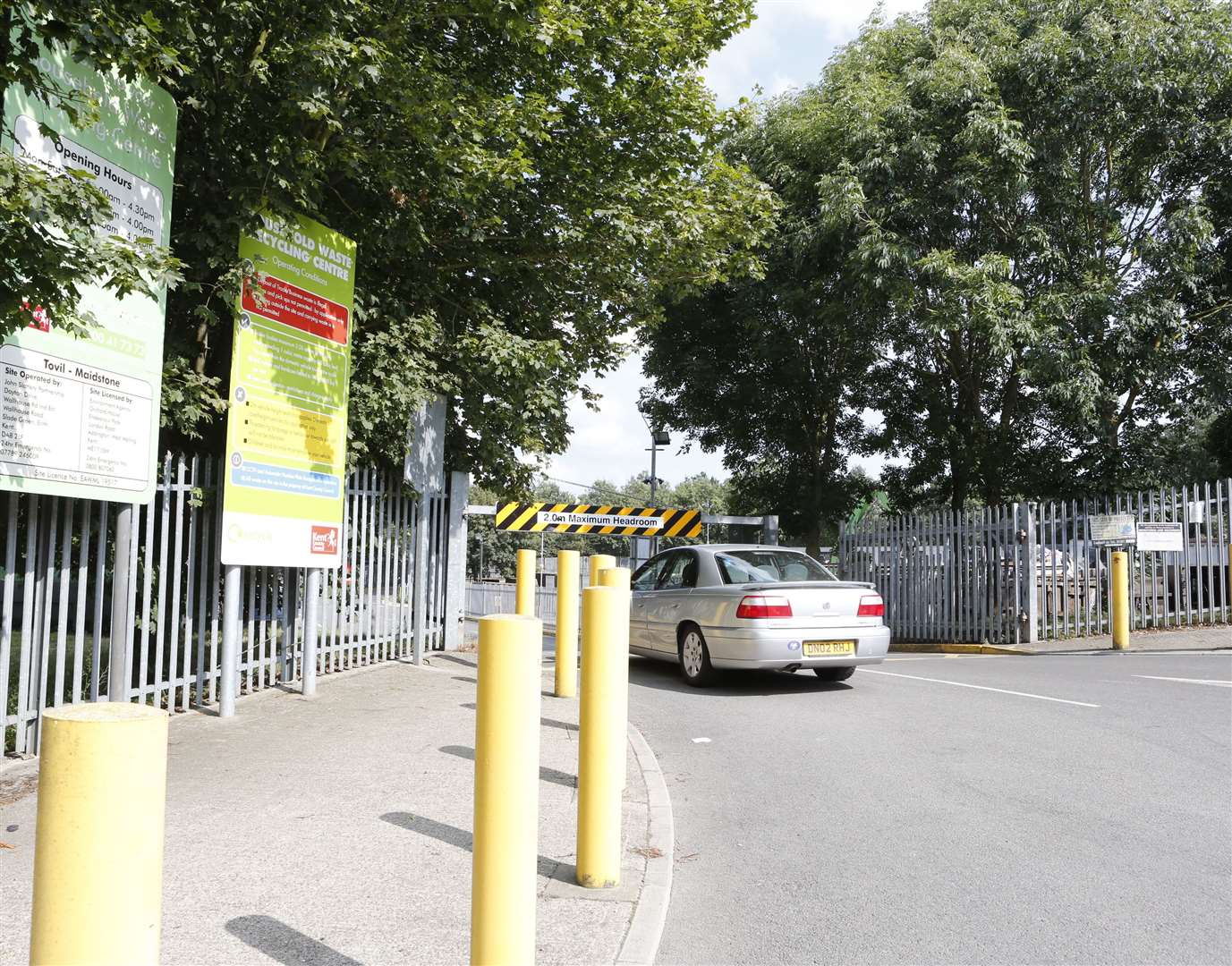 The Tovil Recycling Centre in Burial Ground Lane was among those earmarked for potential closure.