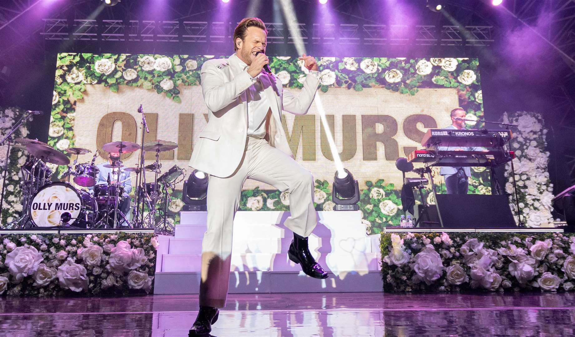 X Factor singer Olly Murs performed at this year’s Summer Concert Series. Picture: Jasmine Marceau