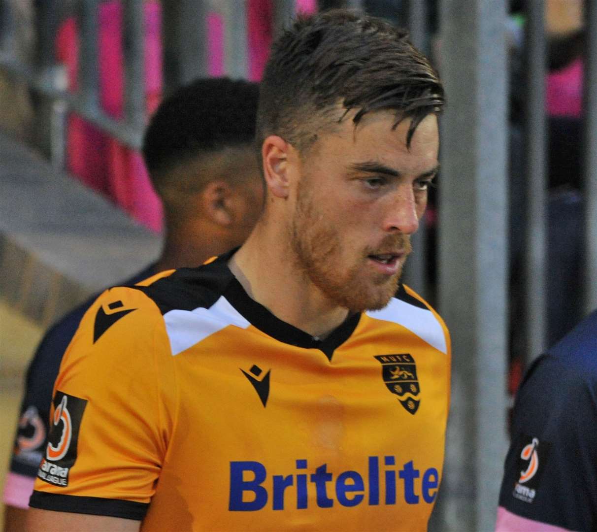 Lewis Knight returned for Maidstone at Havant Picture: Steve Terrell