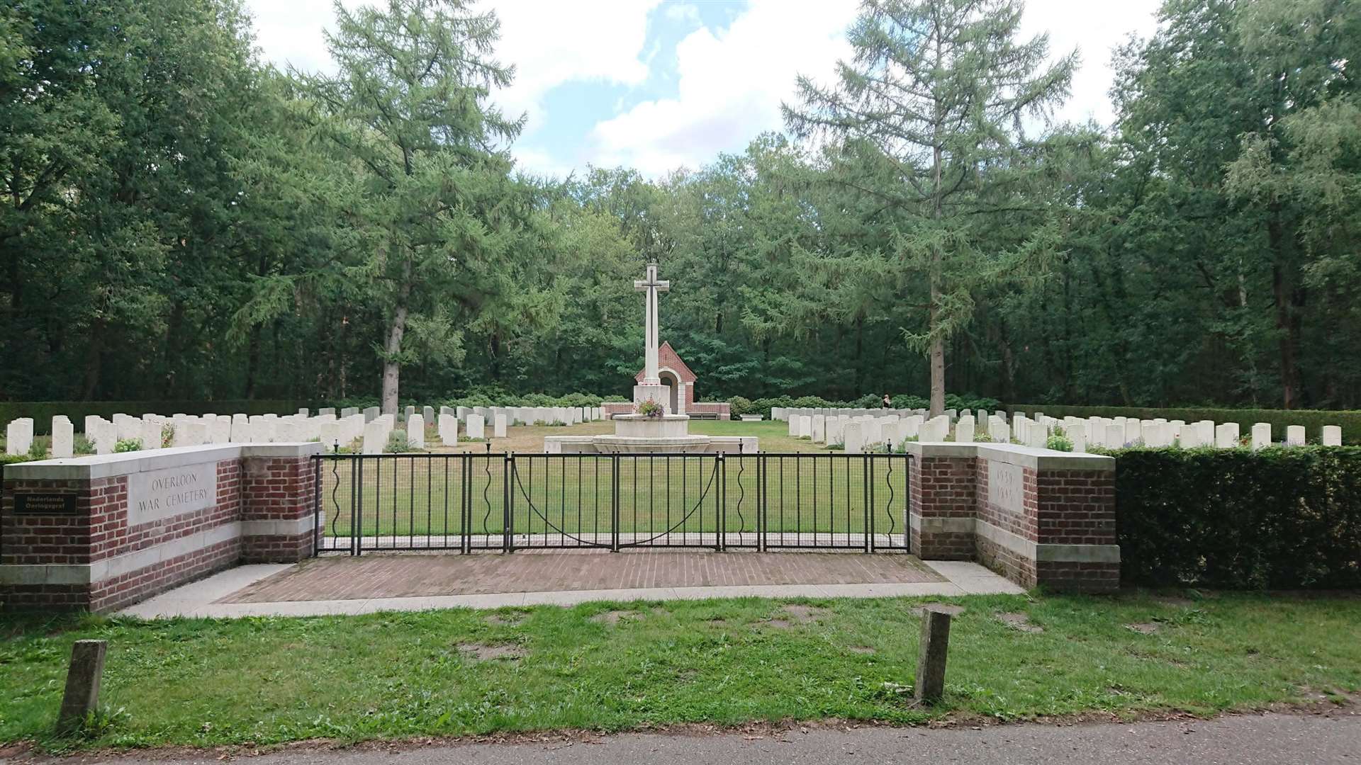 The Overloon War Cemetery in Holland