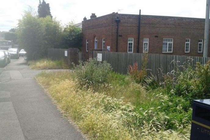 The land outside the BT exchange, Loose Road. Picture: Loose Amenities Association