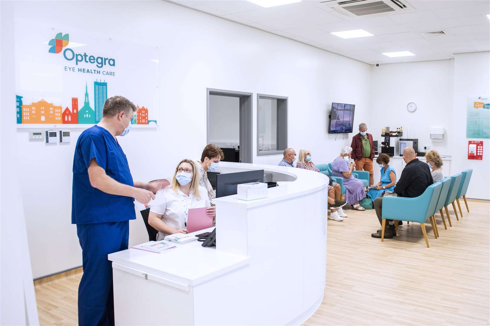 Cathy had the operation at the new clinic. Picture: Optegra