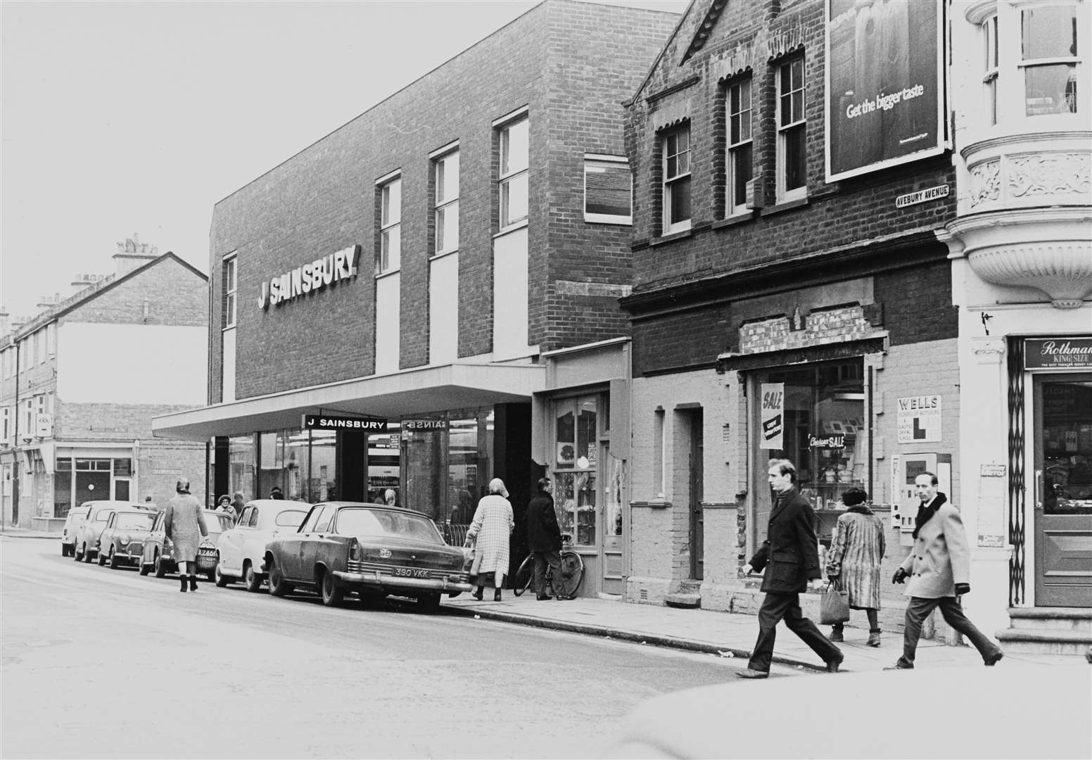 The supermarket's branch in Avebury Avenue, Tonbridge, pictured in 1969. Picture: The Sainsbury Archive, Museum of London Docklands