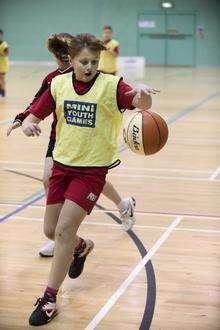Mini Youth Games basketball tournament