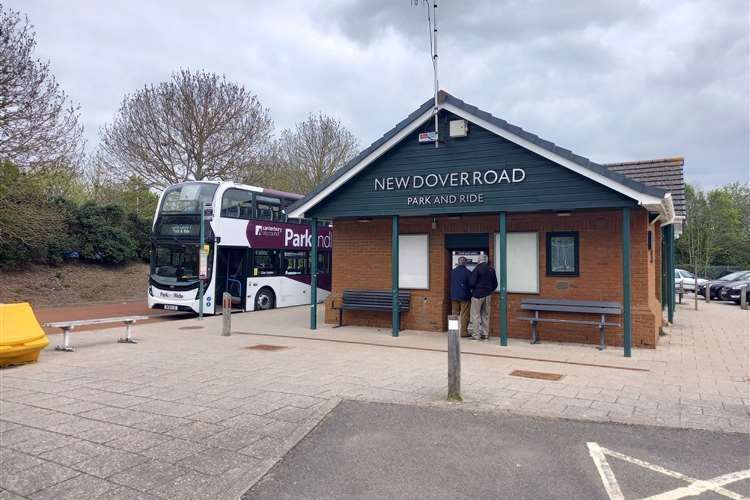 The New Dover Road park and ride in Canterbury