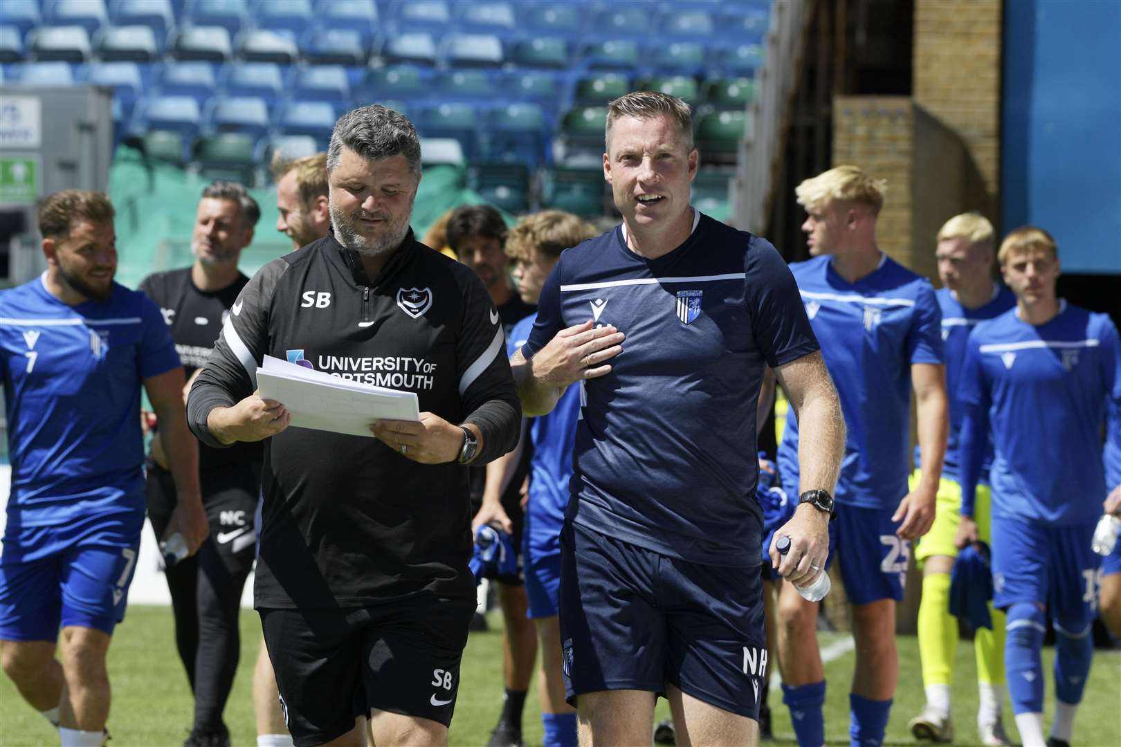 Manager Neil Harris looking forward to the midweek challenge against Crystal Palace Picture: Barry Goodwin