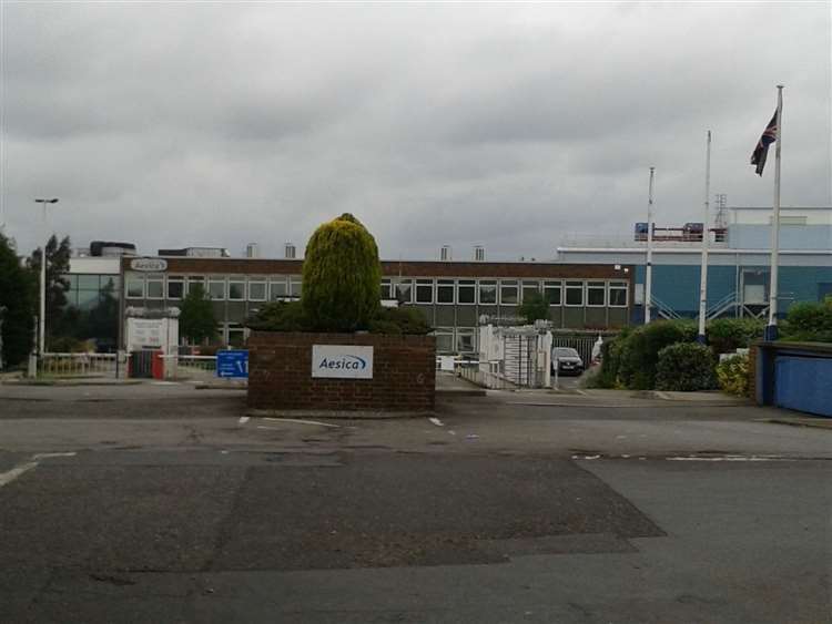 The former Aesica site in Queenborough, which is now run by Recipharm