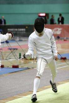 Fencing at the Modern Pentathlon World Cup in Medway