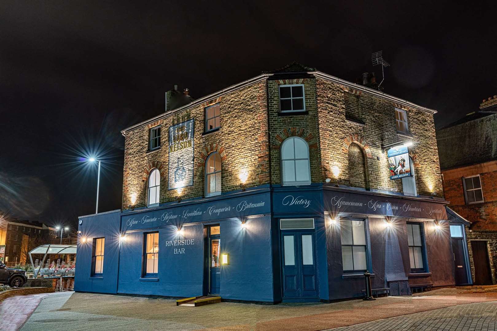 The Lord Nelson at the time of its refurbishment, 2019