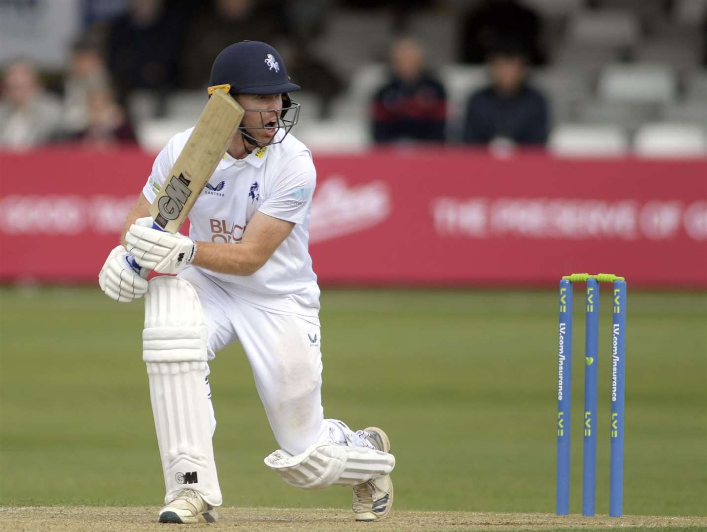 Ben Compton - will resume 67 not out for Kent against Yorkshire on day four. Picture: Barry Goodwin