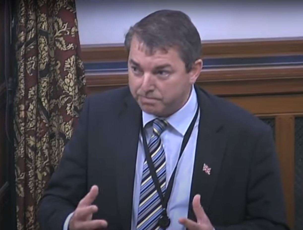 Dartford MP Gareth Johnson debated the issue during a Westminster Hall session held this week. Photo: Parliament TV/YouTube