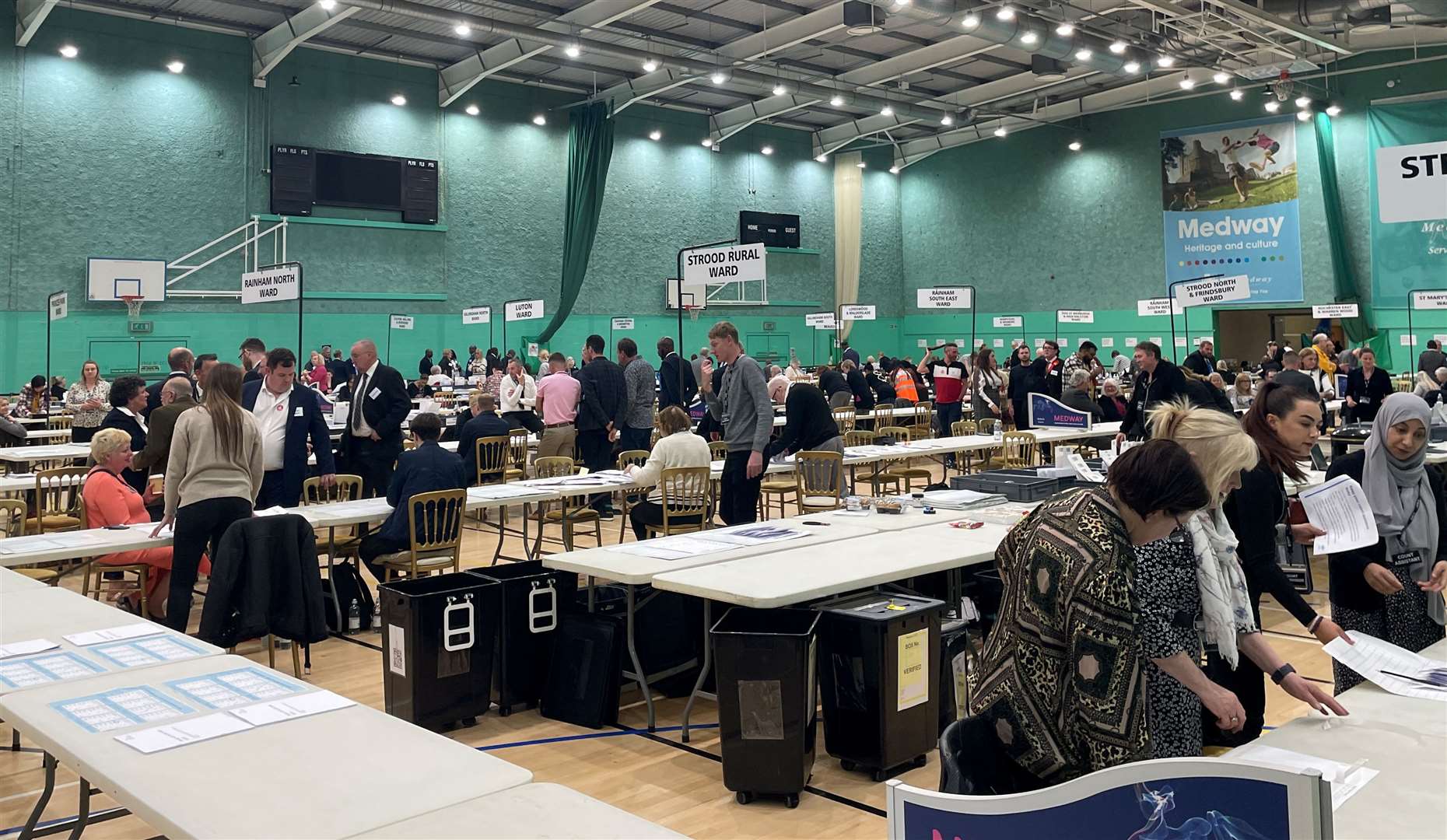 Labour took control of Medway Council with 33 seats