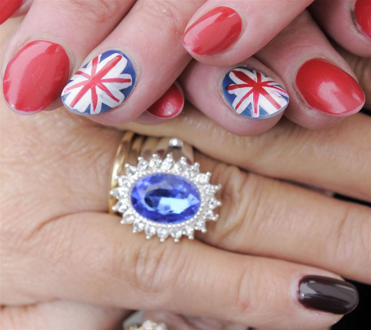 People got their nails painted specially for the occasion, and wore jewellery fit for a princess. Picture: Andy Payton