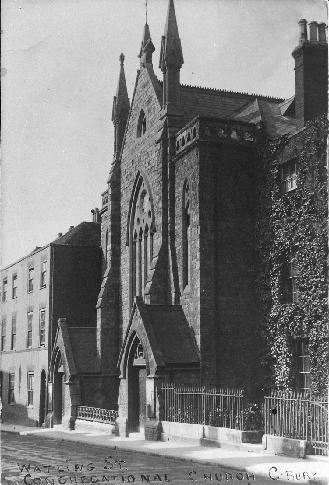 The Watling Street church, in 1910 (5424476)