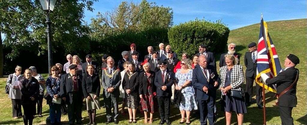 The Dover Branch RBL centenary service. Picture: Office of Natalie Elphicke MP