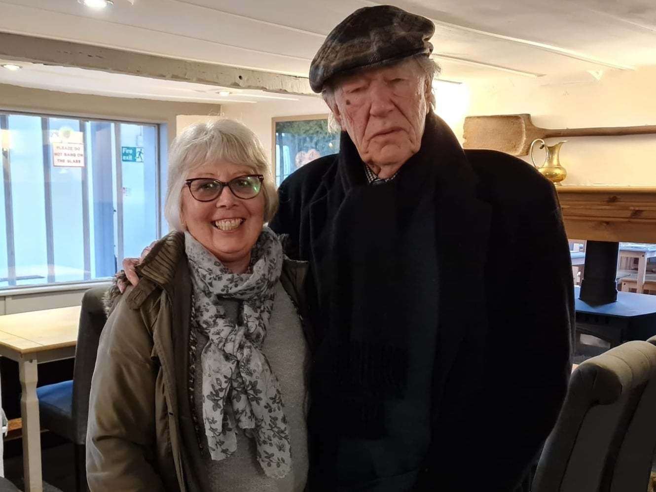 Michael Gambon fielded lots of questions about playing Dumbledore in the Harry Potter movies. Picture: The Fenn Bell Inn