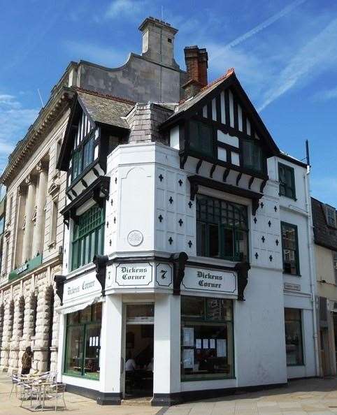 Dickens Corner at Market Square, once owned by John Wilkins. Library picture: Love Dover company