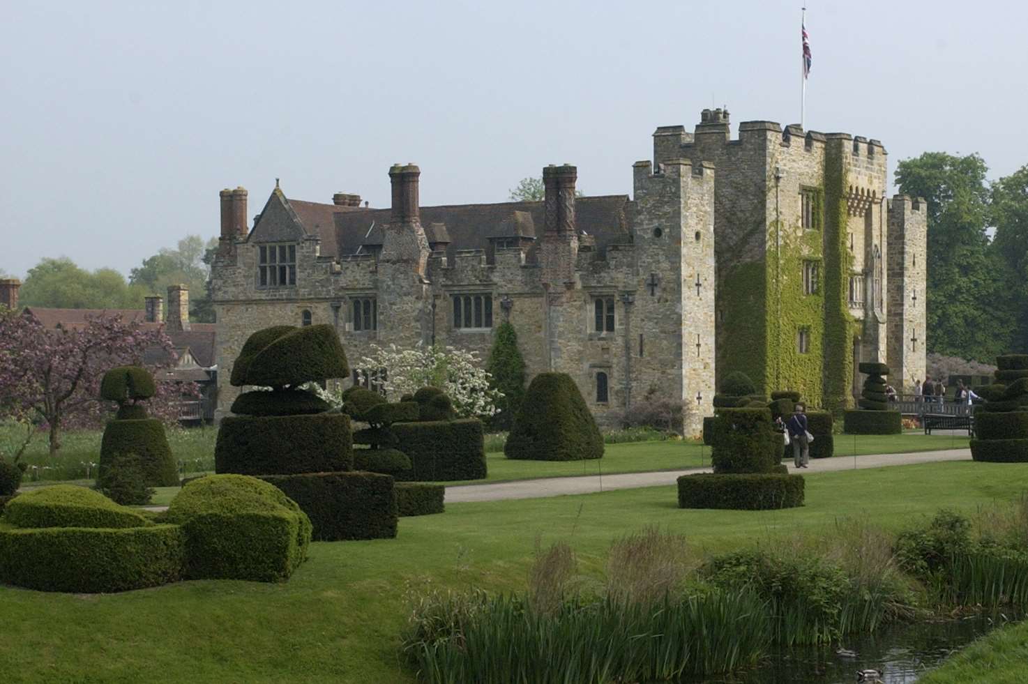 Historic Hever Castle was once home to Anne Boleyn