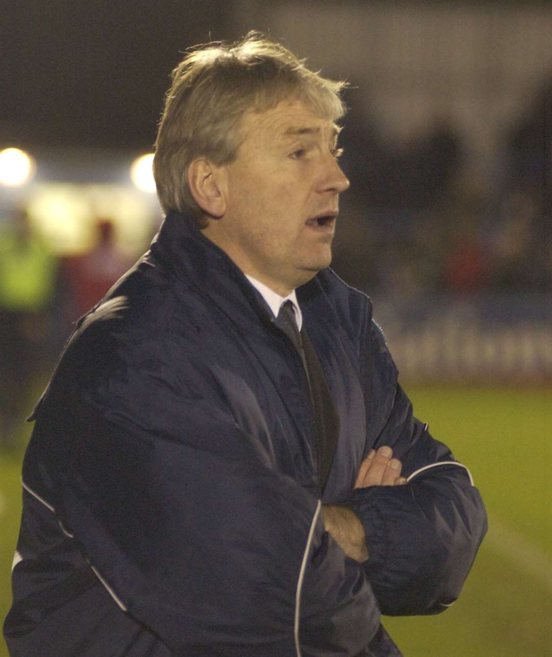 Chris Kinnear on the touchline during Margate's Conference years Picture: Chris Davey