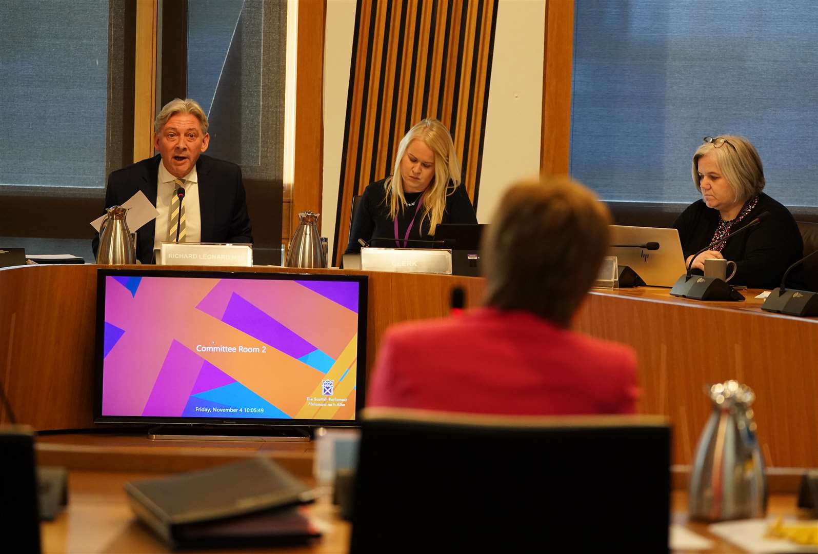Richard Leonard said key paragraphs of a submission had been cut (Andrew Milligan/PA)