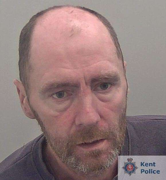 Mark Hewitt, 48, has been jailed for a year after stealing from a number of supermarkets. Picture: Kent Police